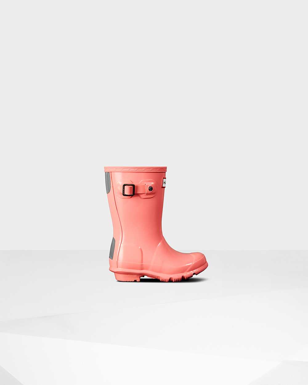 Kids Hunter Original Little Gloss Rain Boots Pink | AUIDHG-637